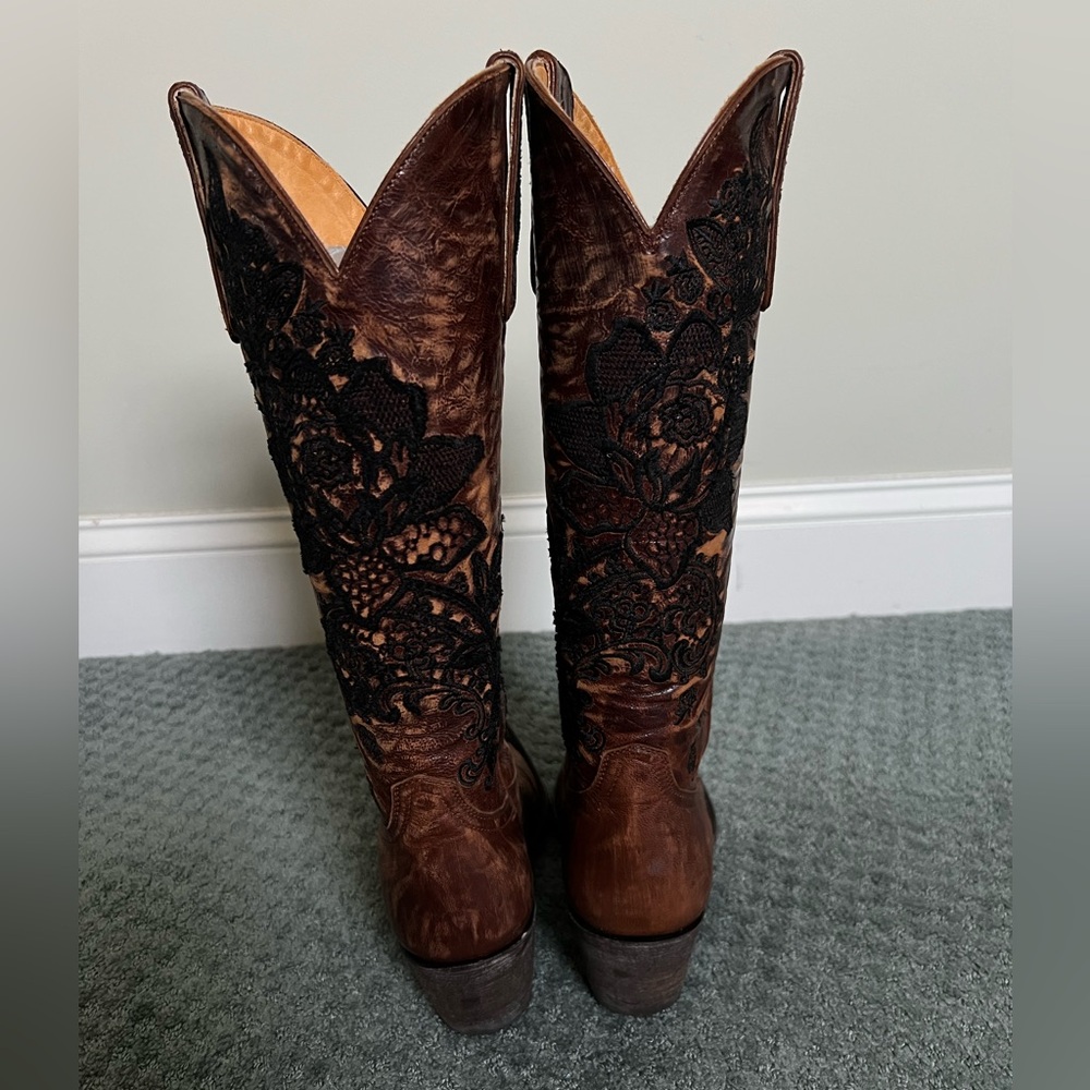Old Gringo 9 B Nicolette Brass L2310-2 Western Cowboy Cowgirl Boots Valentines - Picture 5 of 14